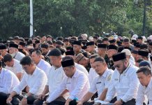 Kabut Asap dan Kekeringan Melanda, Pemkab Lingga Gelar Sholat Taubat dan Istighosah