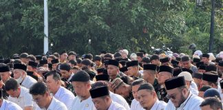 Kabut Asap dan Kekeringan Melanda, Pemkab Lingga Gelar Sholat Taubat dan Istighosah