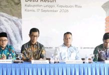 Desa Resun Raih Predikat Desa Antikorupsi, Bupati Lingga: Nilai 98,5 Jadi Kebanggaan Daerah