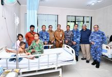 HUT ke-81 TNI, Lanud Raden Sadjad dan Puskesau Gelar Operasi Bibir Sumbing Gratis di Natuna