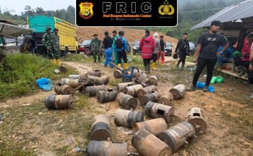 Polres Pidie Bersama TNI dan Pemda Tertibkan PETI di Geumpang, 93 Besi Gelondongan Diamankan