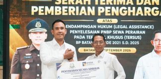 Sinergi BP Batam dan Kejari Batam, Rp18,82 Miliar PNBP Sewa Perairan Tersus Berhasil Diselesaikan