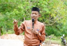 Sekda Lingga Letakkan Batu Pertama Pembangunan KB Pelita Hati di Bukit Langkap
