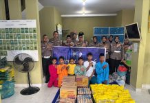Semarak HUT Lalu Lintas Bhayangkara ke-71, Ditlantas Polda Kepri Hadir Berbagi untuk Warga
