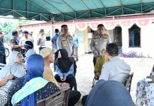 Kapolres Aceh Timur Tinjau Langsung Pendampingan Pendaftaran Parlinsos di Polsek Nurussalam