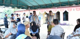 Kapolres Aceh Timur Tinjau Langsung Pendampingan Pendaftaran Parlinsos di Polsek Nurussalam