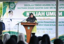 Kuliah Umum di STAI Siak, Bupati Afni Dorong Sinergi Kampus-Pemerintah Cetak SDM Islami