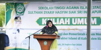 Kuliah Umum di STAI Siak, Bupati Afni Dorong Sinergi Kampus-Pemerintah Cetak SDM Islami