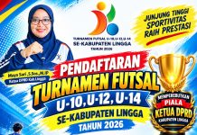48 Tim Siap Berlaga, Futsal Piala Ketua DPRD Lingga Digelar Oktober 2026