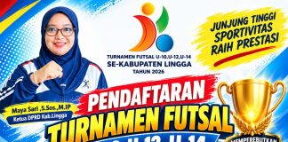 48 Tim Siap Berlaga, Futsal Piala Ketua DPRD Lingga Digelar Oktober 2026