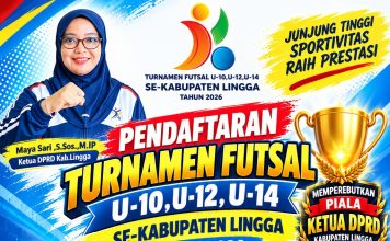 48 Tim Siap Berlaga, Futsal Piala Ketua DPRD Lingga Digelar Oktober 2026