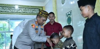 Peringati Maulid Nabi, Kapolres Aceh Timur Santuni Anak Yatim, Tekankan Teladan Akhlak Rasulullah
