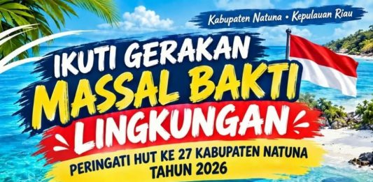 HUT ke-27 Natuna, Gerakan Tanam Terumbu Karang dan Bersih Pantai Digelar di Pulau Senua