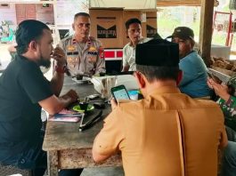 Saweu Keude Kopi, Kapolsek Idi Tunong Ajak Warga Waspadai Hoaks dan Narkoba
