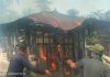 Kebakaran Hanguskan Sejumlah Rumah Warga di Desa Mantang Neuheuh, Aceh Timur
