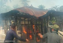 Kebakaran Hanguskan Sejumlah Rumah Warga di Desa Mantang Neuheuh, Aceh Timur