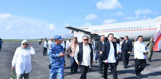 Danlanud Raden Sadjad Sambut Ketua MPR RI di Natuna, Dukung Kunjungan Kerja Perbatasan
