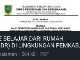 Kabut Asap Memburuk, Sekolah di 13 Kecamatan Natuna Beralih ke BDR Mulai 7 September