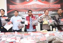 Ditresnarkoba Polda Kepri Musnahkan Barang Bukti 26 Perkara Narkotika, Selamatkan 56.384 Jiwa