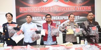 Ditresnarkoba Polda Kepri Musnahkan Barang Bukti 26 Perkara Narkotika, Selamatkan 56.384 Jiwa