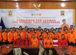 Kantor SAR Natuna Tutup Pelatihan Medical First Responder, 29 Peserta Kantongi Lisensi