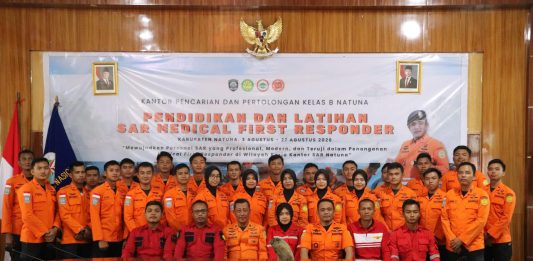 Kantor SAR Natuna Tutup Pelatihan Medical First Responder, 29 Peserta Kantongi Lisensi