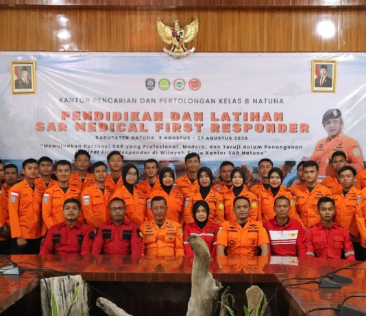 Kantor SAR Natuna Tutup Pelatihan Medical First Responder, 29 Peserta Kantongi Lisensi
