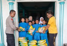 Ditbinmas Polda Kepri Salurkan Bantuan Beras untuk Panti Asuhan Miftahul Ulum Batam