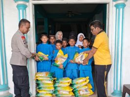 Ditbinmas Polda Kepri Salurkan Bantuan Beras untuk Panti Asuhan Miftahul Ulum Batam