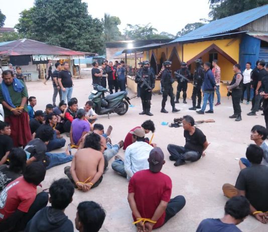 KRYD Polda Kepri, 114 Orang Diamankan dalam Razia Narkoba di Kampung Madani Batam