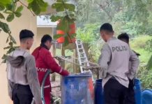 Salurkan Bantuan Air Bersih, Polres Natuna Hadir untuk Anak-Anak SLB
