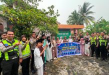 Hari Lalu Lintas ke-71, Satlantas Polres Natuna Gelar Doa Bersama dan Santuni Anak Yatim