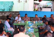 Jumat Curhat Kapolres Natuna Bahas Mutu Pangan, Distribusi Diminta Tetap Aman dan Lancar