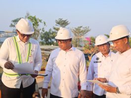 Tinjau Renovasi Masjid Raya Nur Ilahi, Wagub Nyanyang: “Salah Satu Ikon Pulau Dompak untuk Kenyamanan Ibadah Masyarakat”