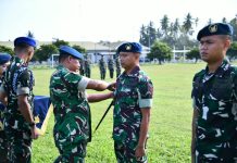 25 Personel Lanud Raden Sadjad Naik Pangkat, Danlanud Tekankan Amanah dan Keteladanan