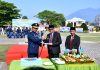 Upacara HUT ke-81 TNI, Danlanud RSA Terima Kue dan Tumpeng dari Natuna