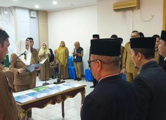 Lantik Lima Pejabat Eselon II, Bupati Natuna: Rotasi Tak Harus Tunggu Dua Tahun