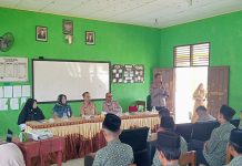 Cegah Kekerasan dan TPPO, Satbinmas Polres Natuna Edukasi Pelajar MTsN 2