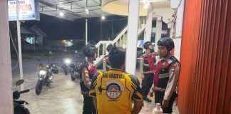 Patroli hingga Dini Hari, Sat Samapta Polres Natuna Jaga Kamtibmas Tetap Kondusif