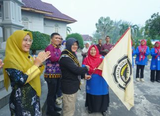 Selamat Bertanding! Bupati Afni Lepas Kontingen PORSENI IGTKI ke Kuansing