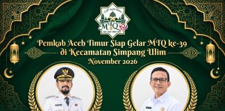 Pemkab Aceh Timur Siap Gelar MTQ Tingkat Kabupaten ke-39 di Simpang Ulim