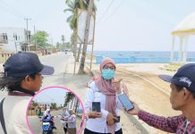 Kabut Asap Jadi Perhatian, Dinas Kesehatan Busel Bagikan Masker Gratis Kepada Warga