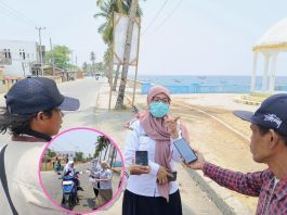 Kabut Asap Jadi Perhatian, Dinas Kesehatan Busel Bagikan Masker Gratis Kepada Warga