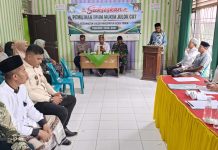 Kapolsek Julok Ajak Perangkat Gampong Perkuat Kamtibmas saat Pemilihan Mukim