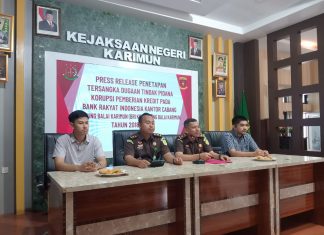 Kejari Karimun Tetapkan Mantan Marketing BRI Tersangka Korupsi KUR Rp740 Juta