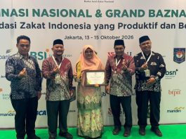 Bupati Siak Afni, Satu-satunya Kepala Daerah dari Riau Penerima Grand Award Baznas RI 2026