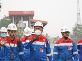Wakil Dirut Pertamina Patra Niaga Tinjau Fuel Terminal Sei Siak, Pastikan Distribusi BBM Andal