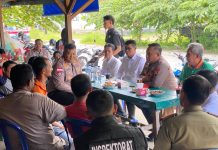 Duduk Bersama, Keluhan Pedagang Pasar Ikan Ranai Direspons Cepat, Kapolres Natuna Salurkan Air Bersih