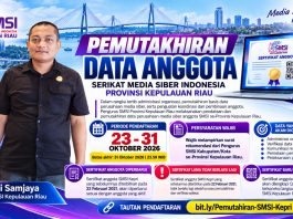 Tertibkan Keanggotaan, SMSI Kepri Verifikasi Ulang Perusahaan Media Siber