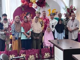 HUT ke-16 BPR Sumber Dana Mas, Berbagi Sembako untuk Duafa dan Anak Yatim